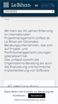 Mobile Screenshot of lebihan.de
